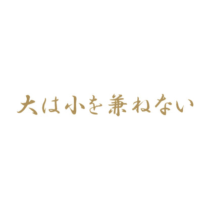 大は小を兼ねない 9