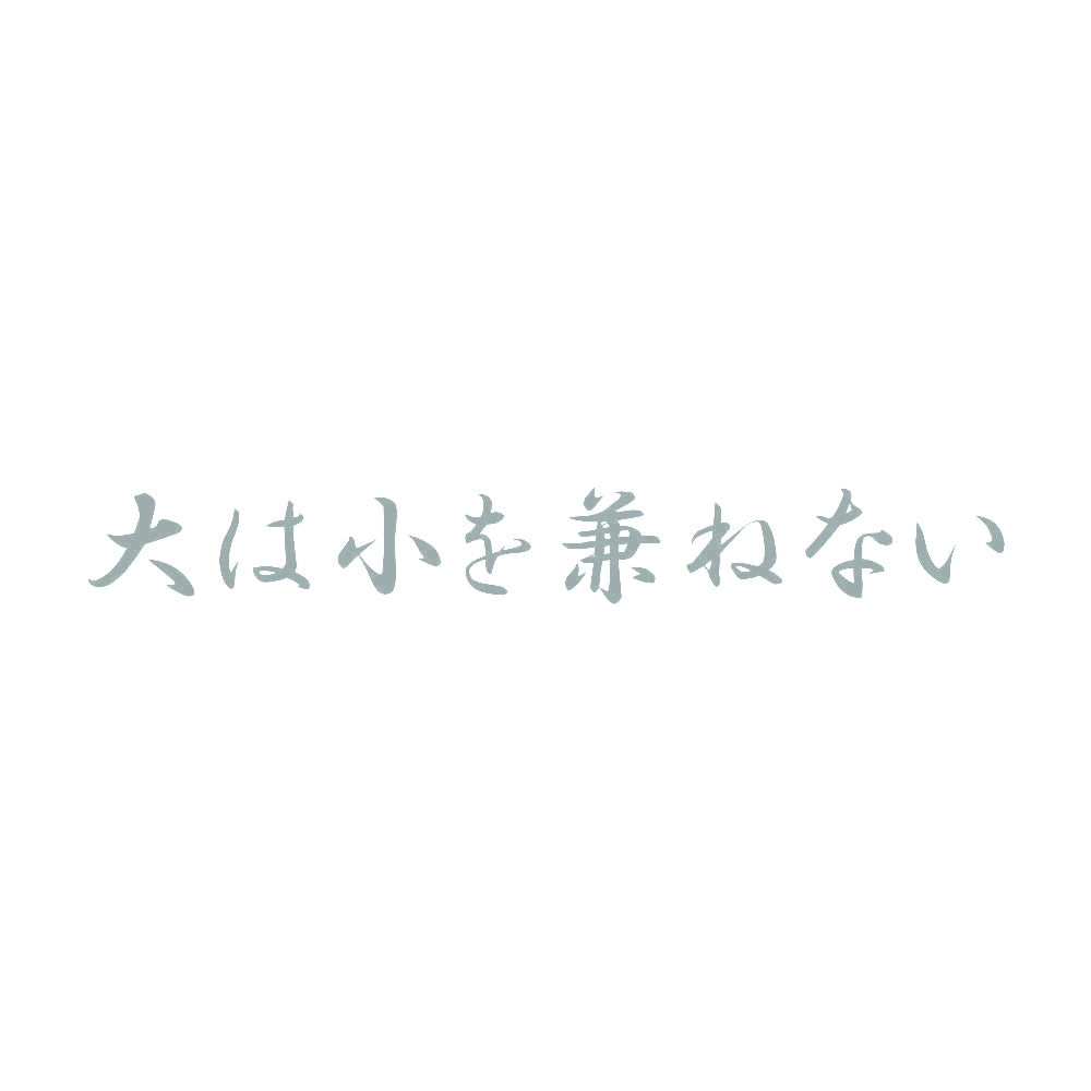 大は小を兼ねない 10