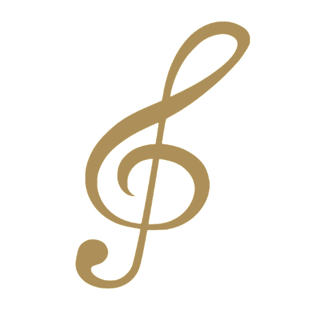 ト音記号 9