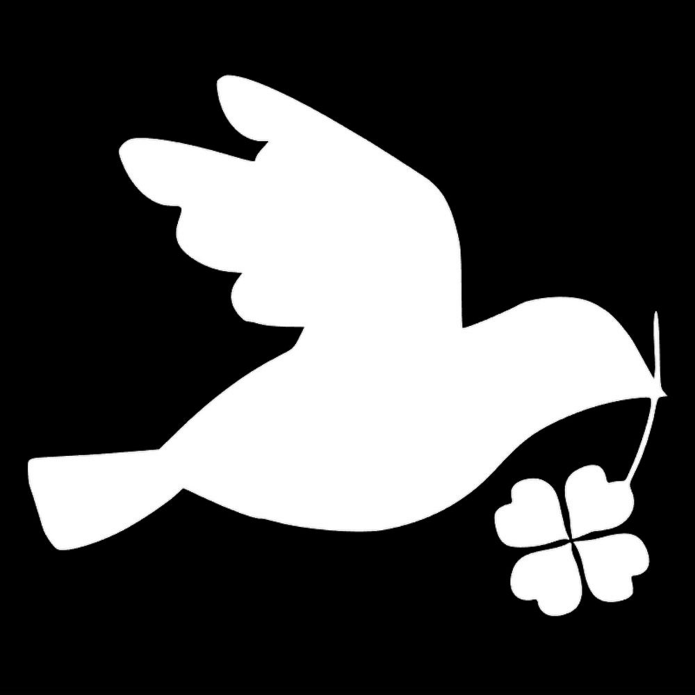 四つ葉のクローバーを運ぶ鳩 7