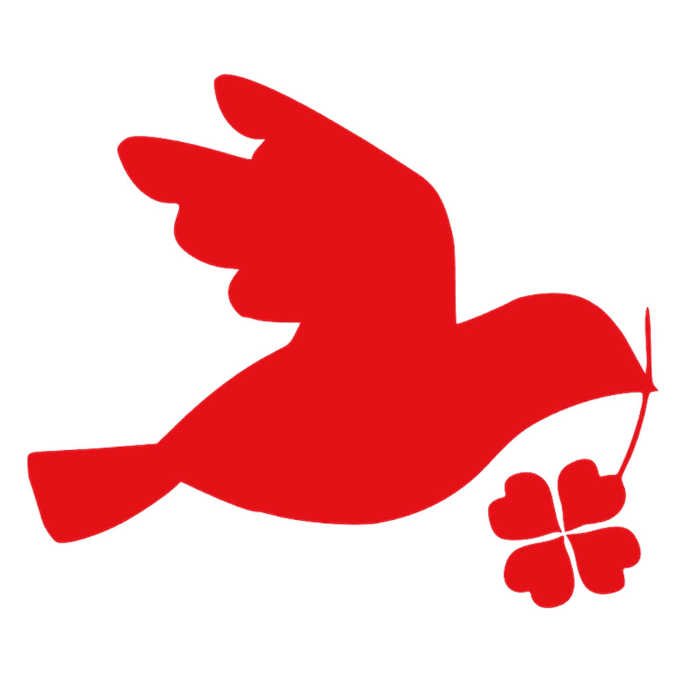 四つ葉のクローバーを運ぶ鳩 8