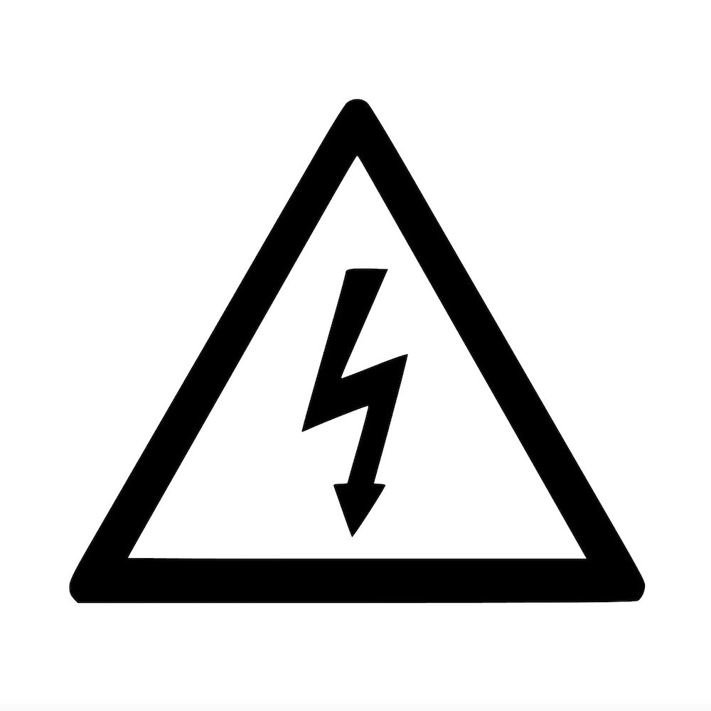 電撃注意