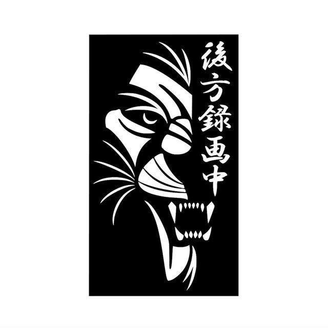 後方録画中ライオン