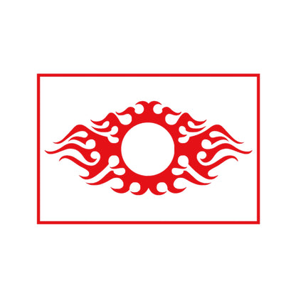 炎トライバルの日本国旗 8