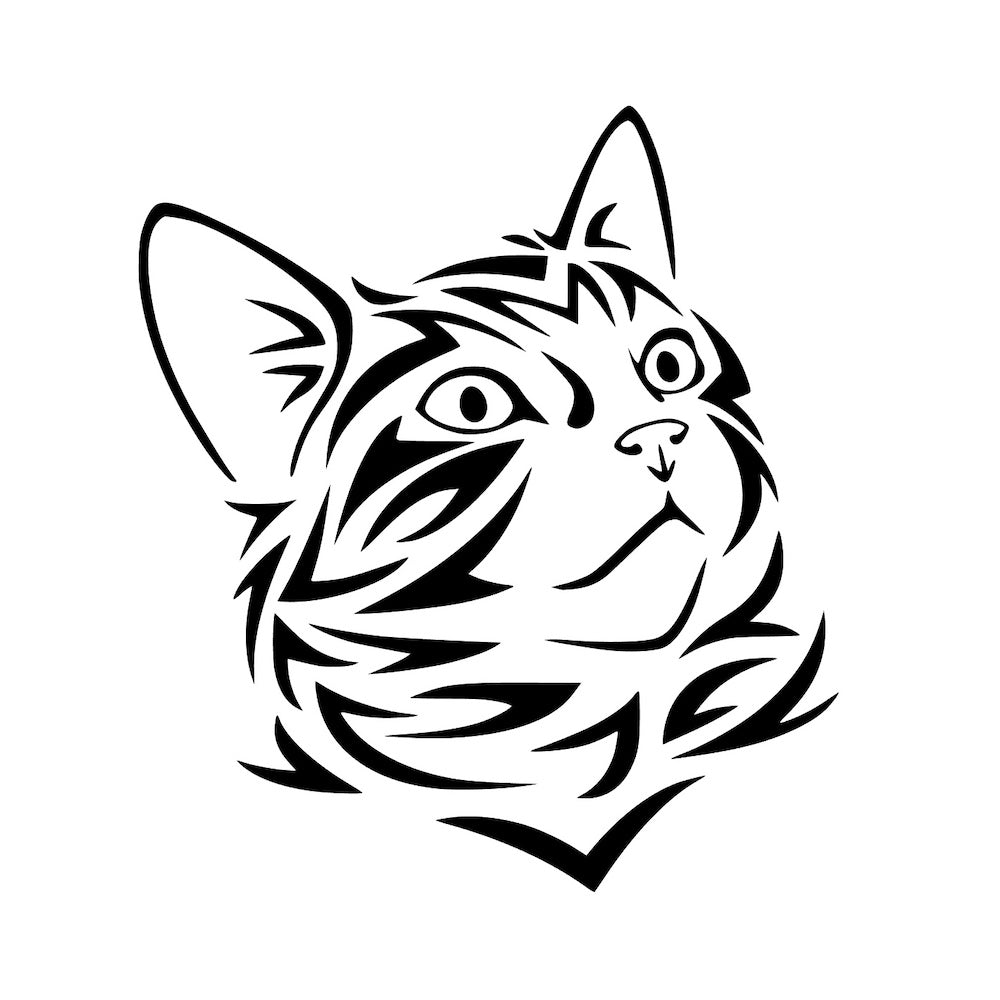 トライバル 猫 (B)
