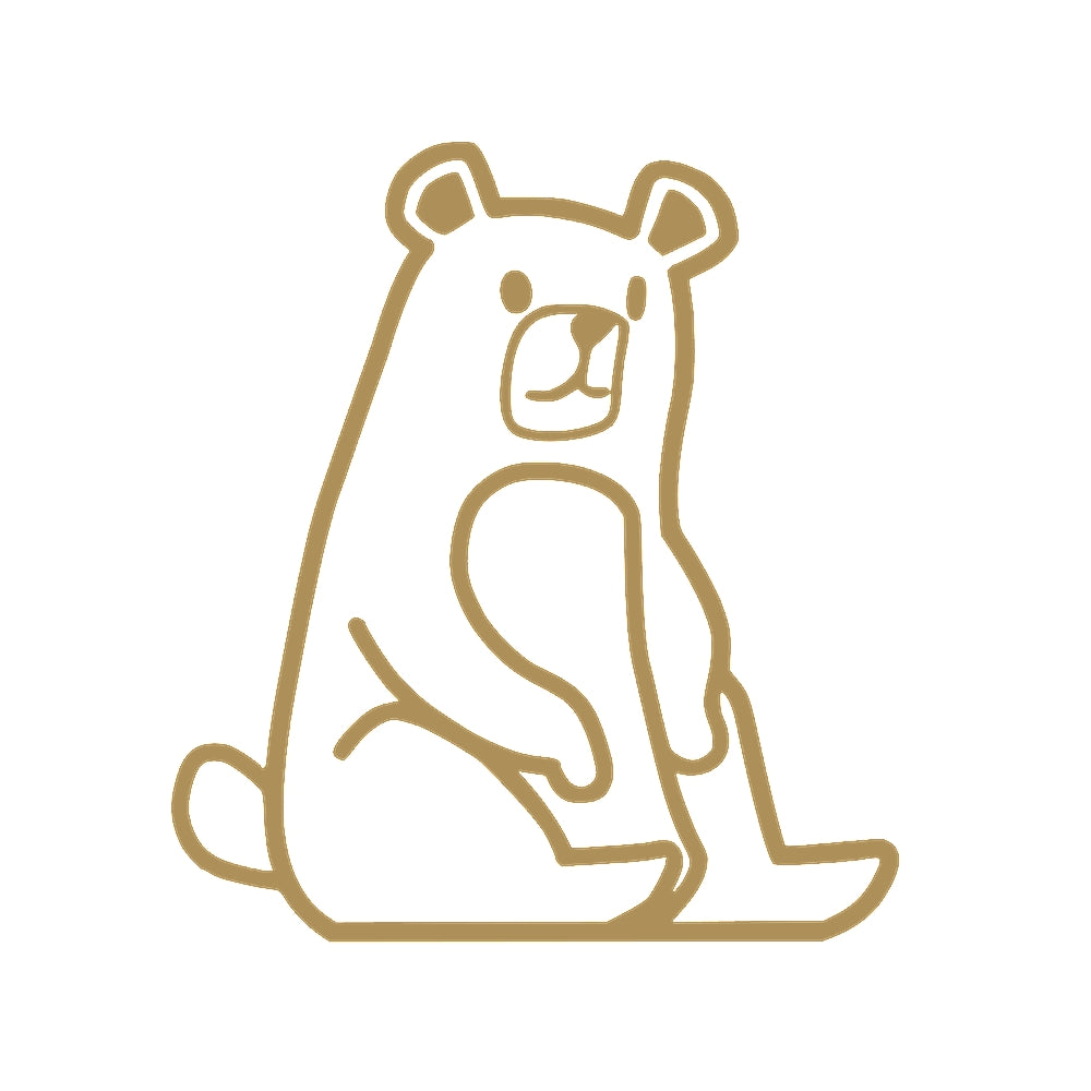座っているクマ 9