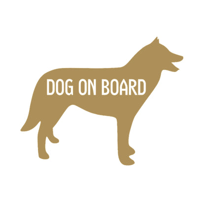 DOG ON BOARD 9