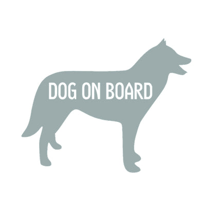 DOG ON BOARD 10