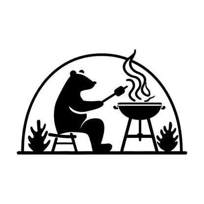 BBQするクマ(A)