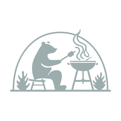 BBQするクマ(A) 10
