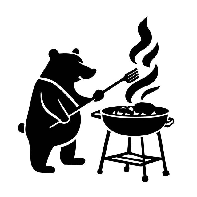 BBQするクマ(B)