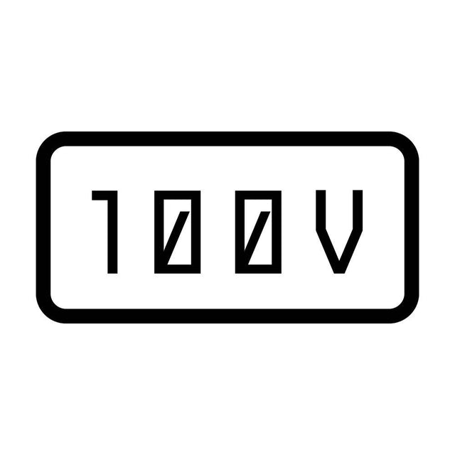 100V