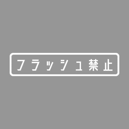 フラッシュ禁止 7
