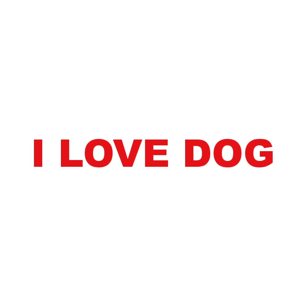 I LOVE DOG (A) 8