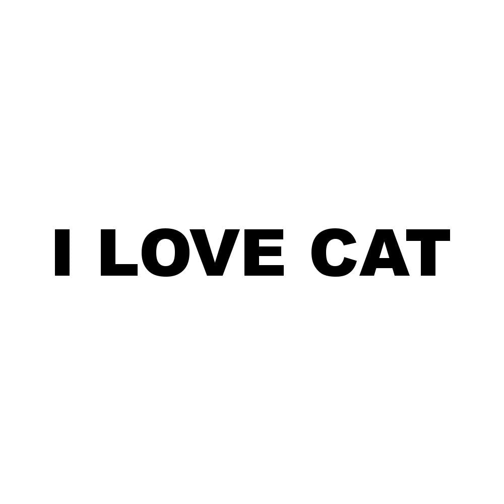 I LOVE CAT (A)