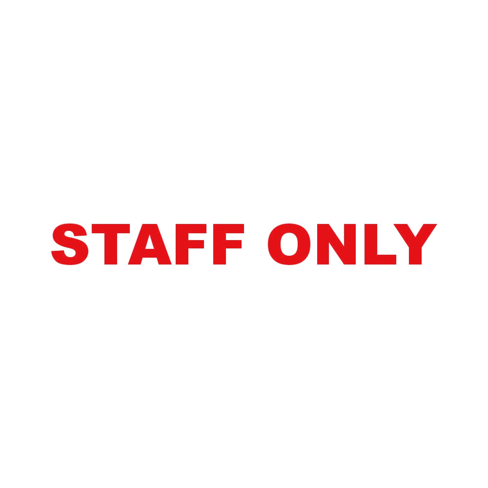 STAFF ONLY 8