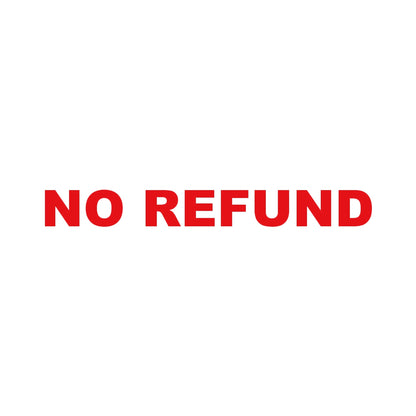 NO REFUND 8
