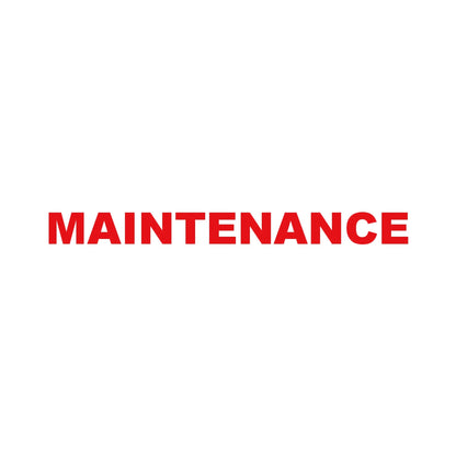 MAINTENANCE 8