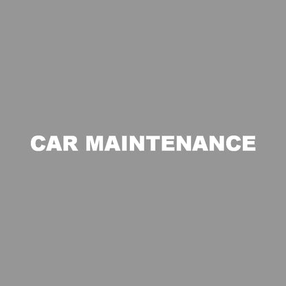 CAR MAINTENANCE 7