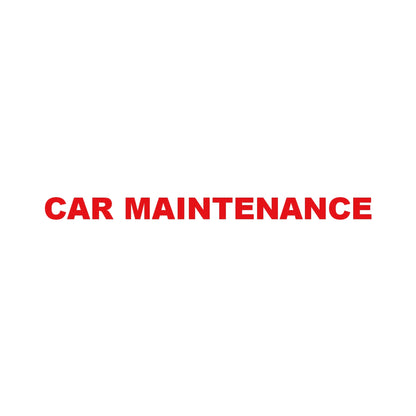 CAR MAINTENANCE 8