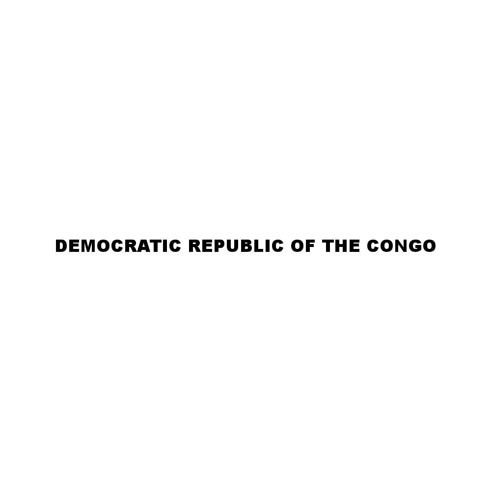 DEMOCRATIC REPUBLIC OF THE CONGO