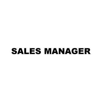 SALES MANAGER