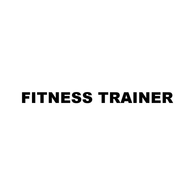 FITNESS TRAINER