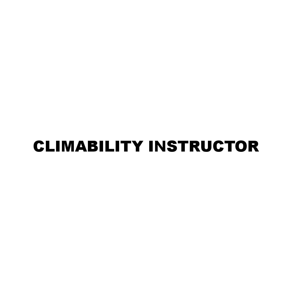 CLIMABILITY INSTRUCTOR