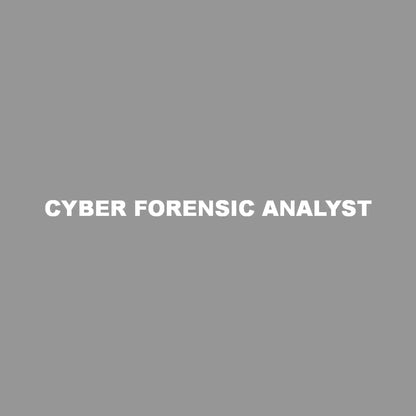 CYBER FORENSIC ANALYST 7