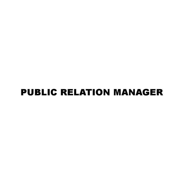 PUBLIC RELATION MANAGER