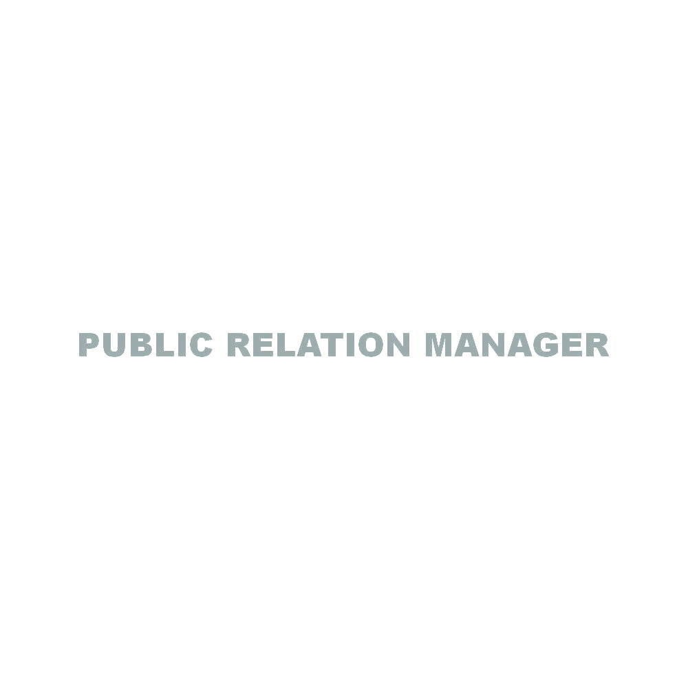 PUBLIC RELATION MANAGER 10
