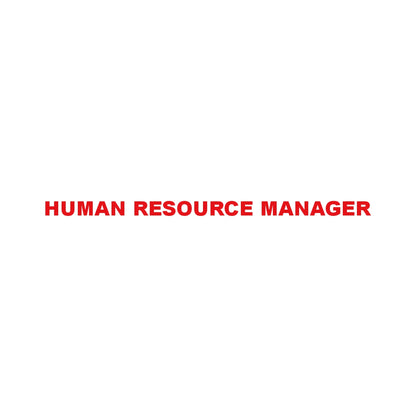 HUMAN RESOURCE MANAGER 8