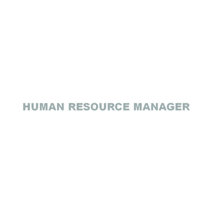 HUMAN RESOURCE MANAGER 10