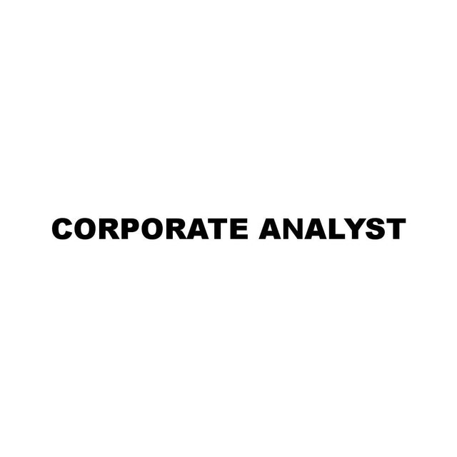 CORPORATE ANALYST