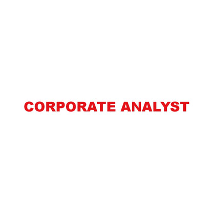 CORPORATE ANALYST 8
