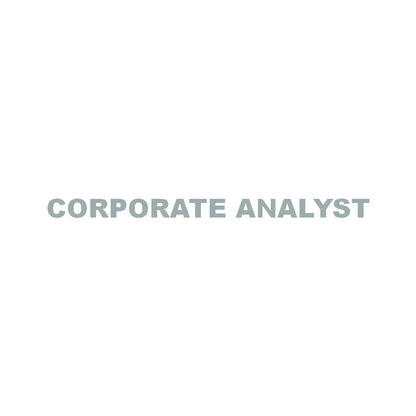CORPORATE ANALYST 10