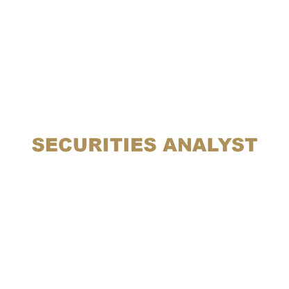 SECURITIES ANALYST 9