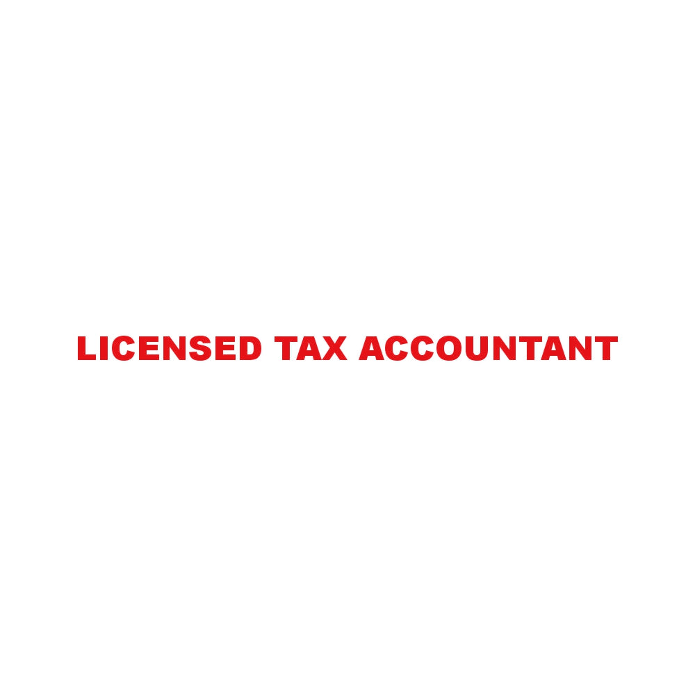 LICENSED TAX ACCOUNTANT 8