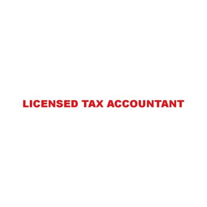 LICENSED TAX ACCOUNTANT 8