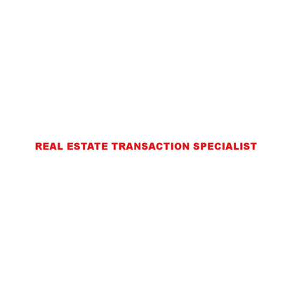 REAL ESTATE TRANSACTION SPECIALIST 8