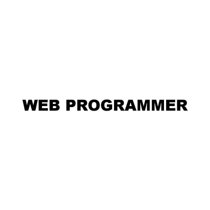 WEB PROGRAMMER