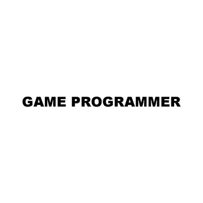 GAME PROGRAMMER