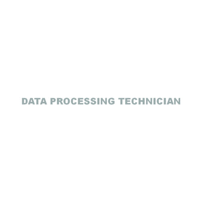 DATA PROCESSING TECHNICIAN 10