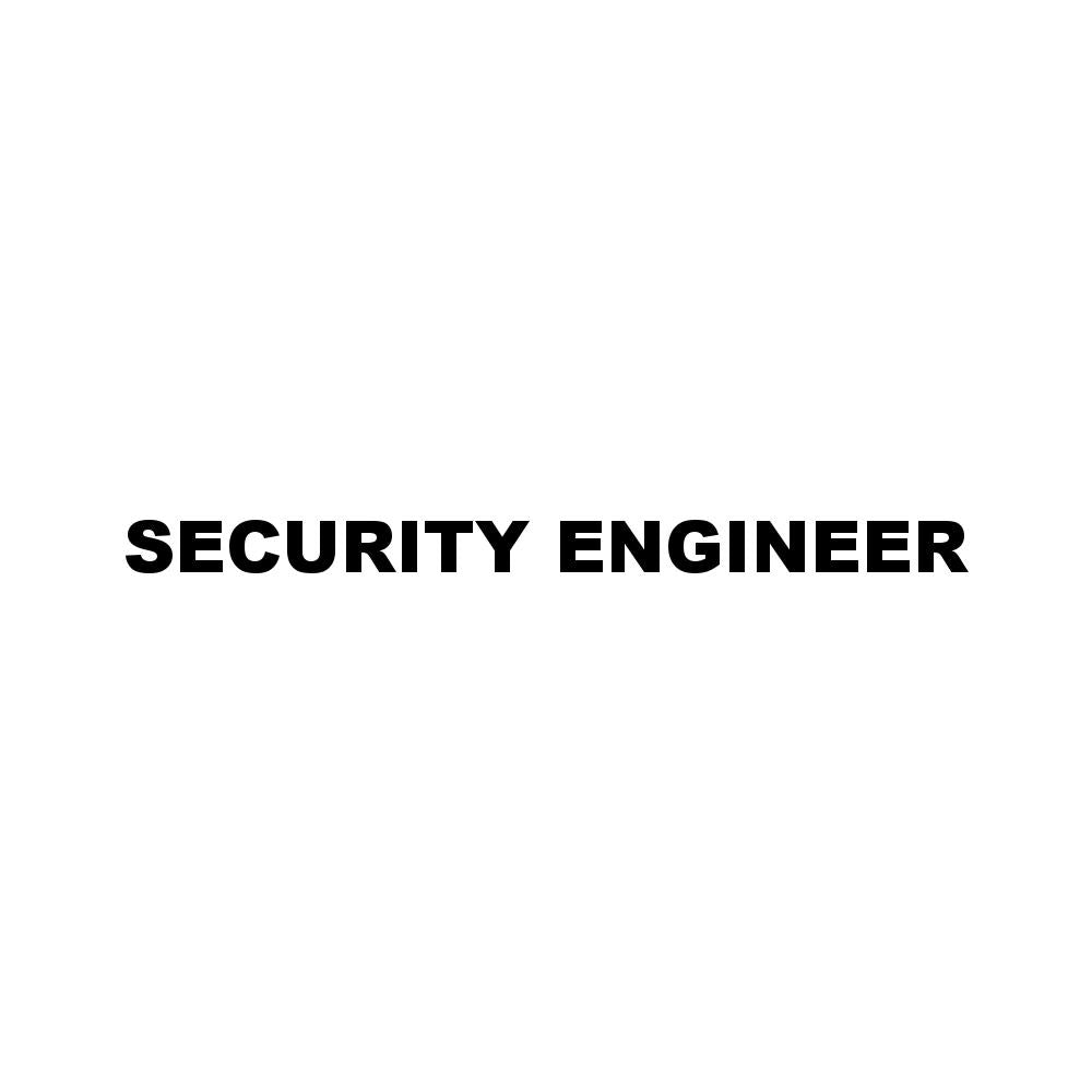 SECURITY ENGINEER