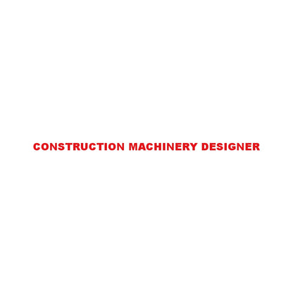 CONSTRUCTION MACHINERY DESIGNER 8