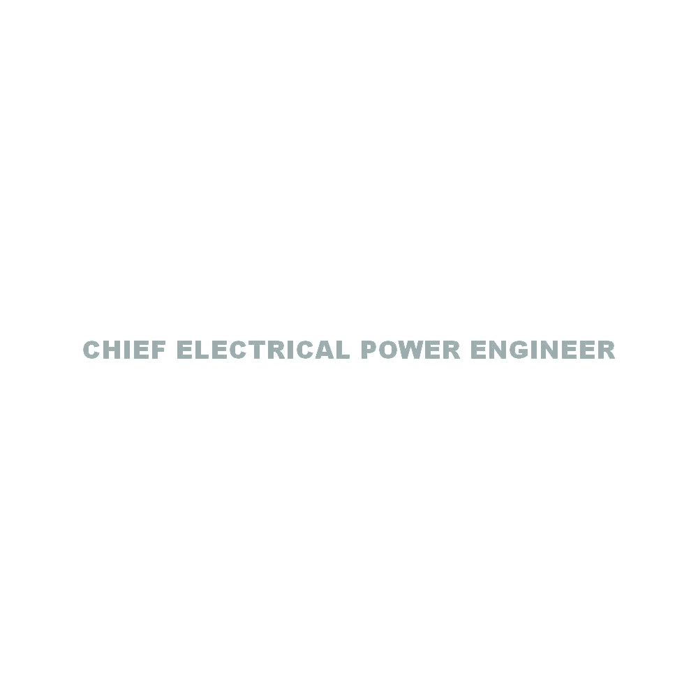 CHIEF ELECTRICAL POWER ENGINEER 10