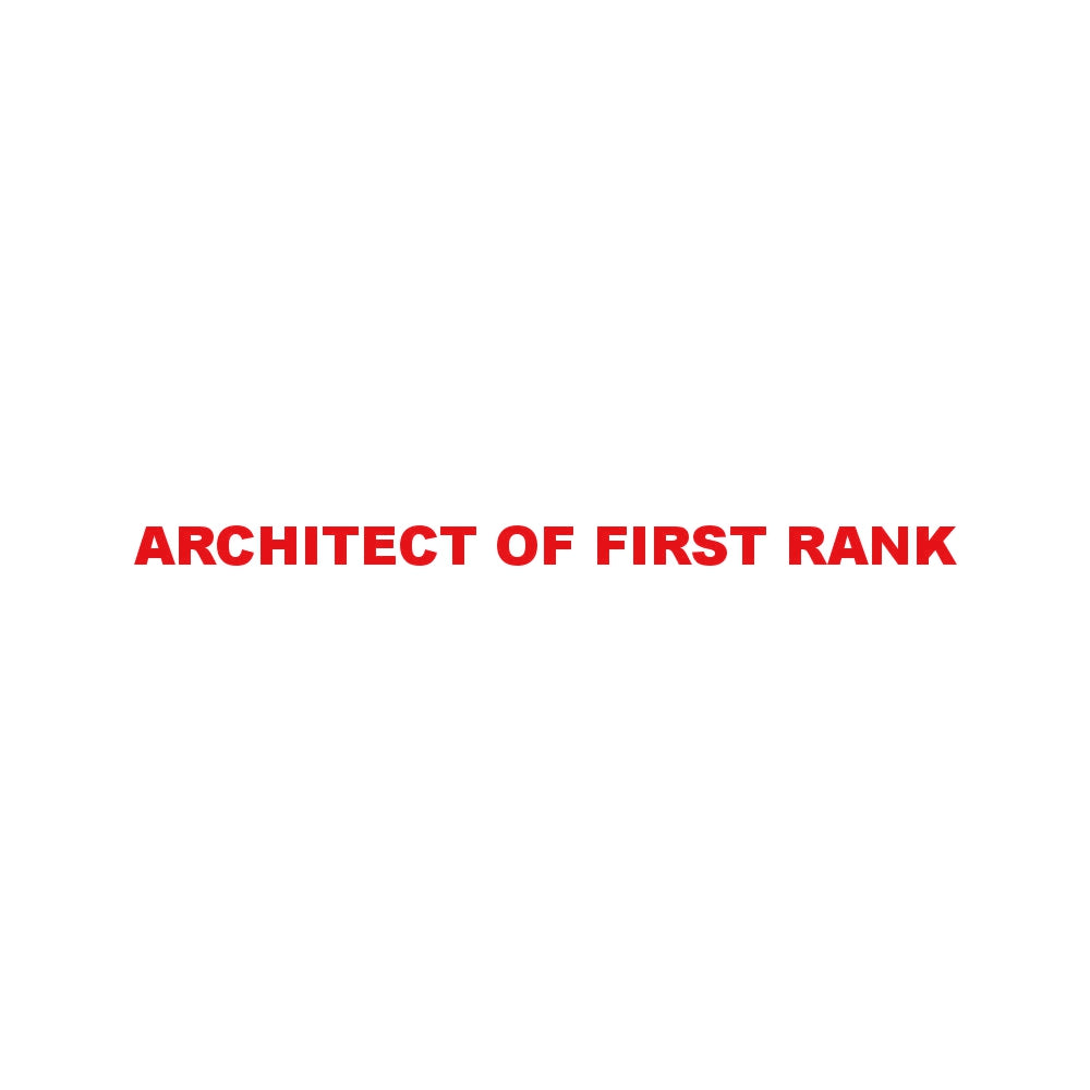 ARCHITECT OF FIRST RANK 8