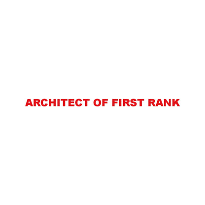 ARCHITECT OF FIRST RANK 8