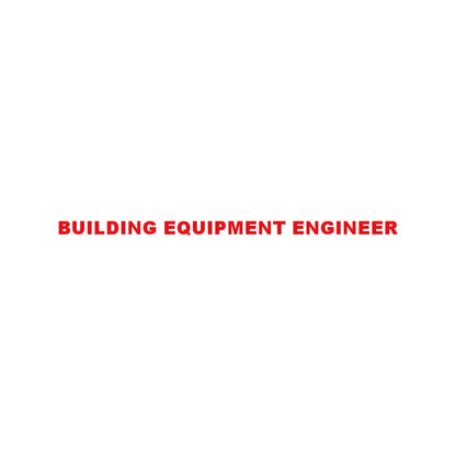 BUILDING EQUIPMENT ENGINEER 8