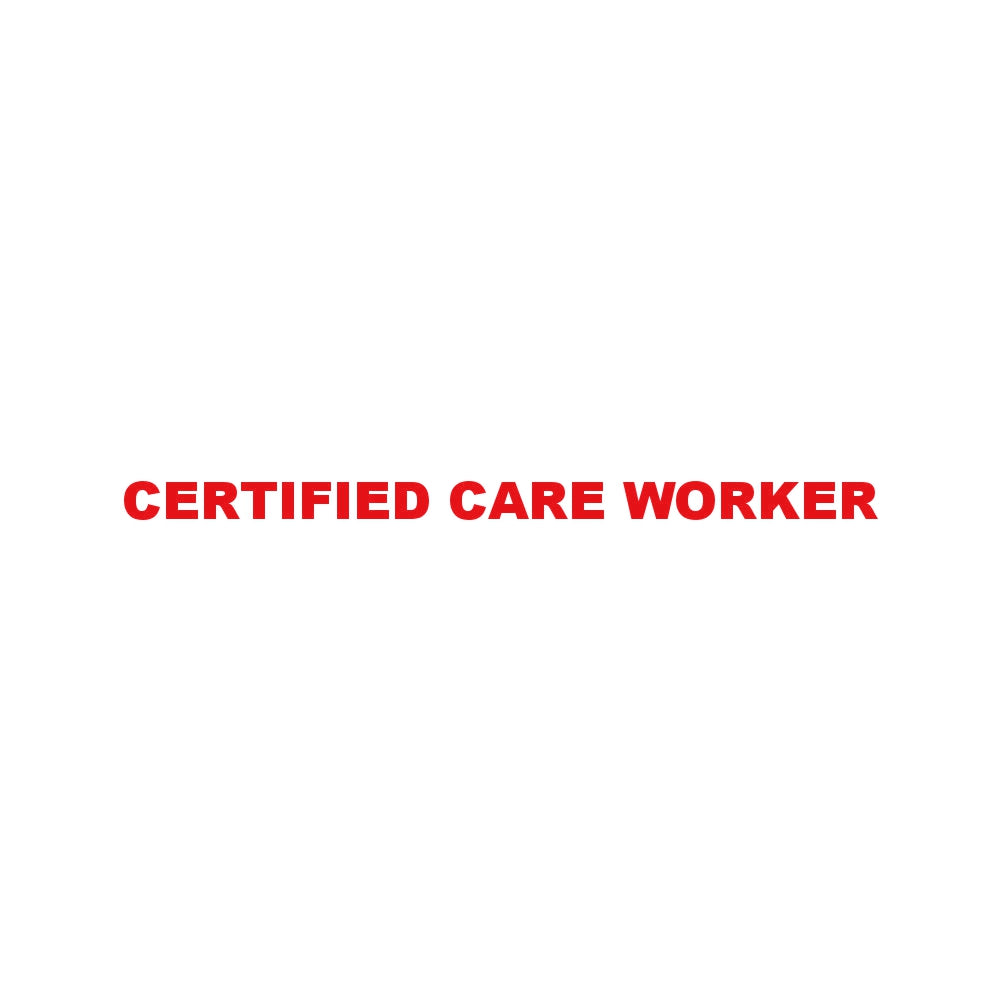 CERTIFIED CARE WORKER 8
